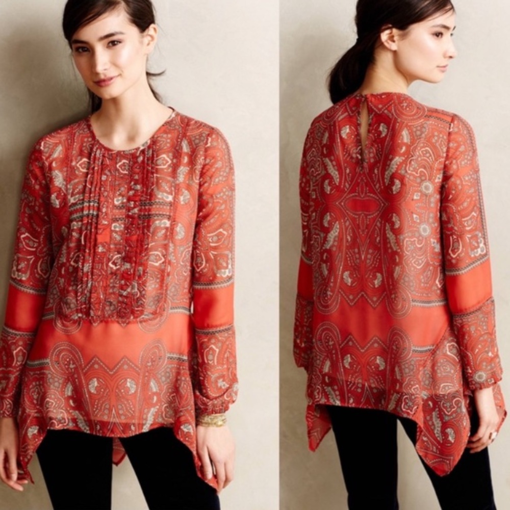 Anthropologie love Sam kamala paisley print tunic